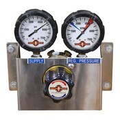 High Pressure Wall Mount Air Regulator with Gauges 6K